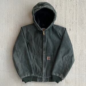 Carhartt YOUTH YJ130 MOS green work wear jacket